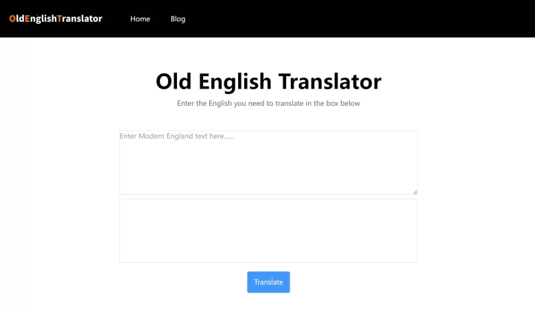 old english translator