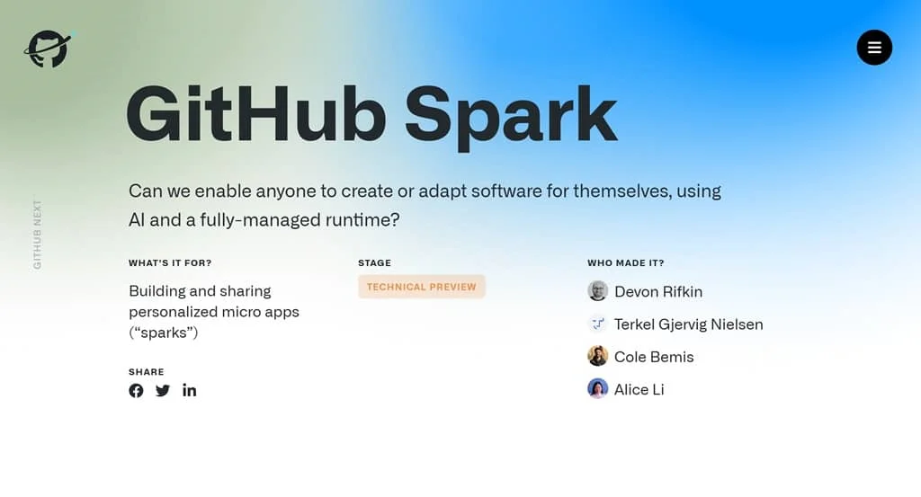 GitHub Spark